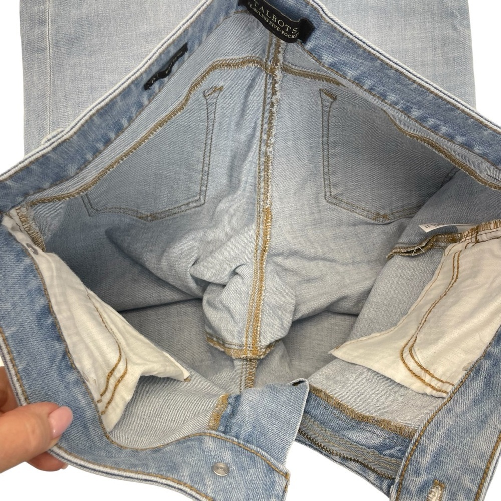 Talbots Boyfriend Jeans 6 Blue - Picture 12 of 15